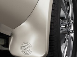 2013 Buick Enclave Splash Guards - Rear Molded - White Diamond 22935684