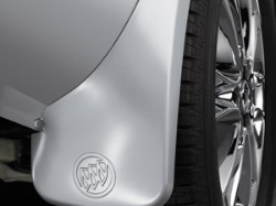 2013 Buick Enclave Splash Guards - Rear Molded - Quicksilver 22935687
