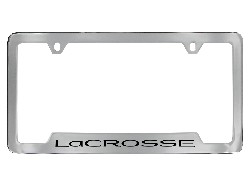 2014 Buick LaCrosse License Plate Frame - Black LaCrosse Logo 19302636