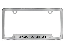 2013 Buick Encore License Plate Frame - Black Encore Logo 19302637